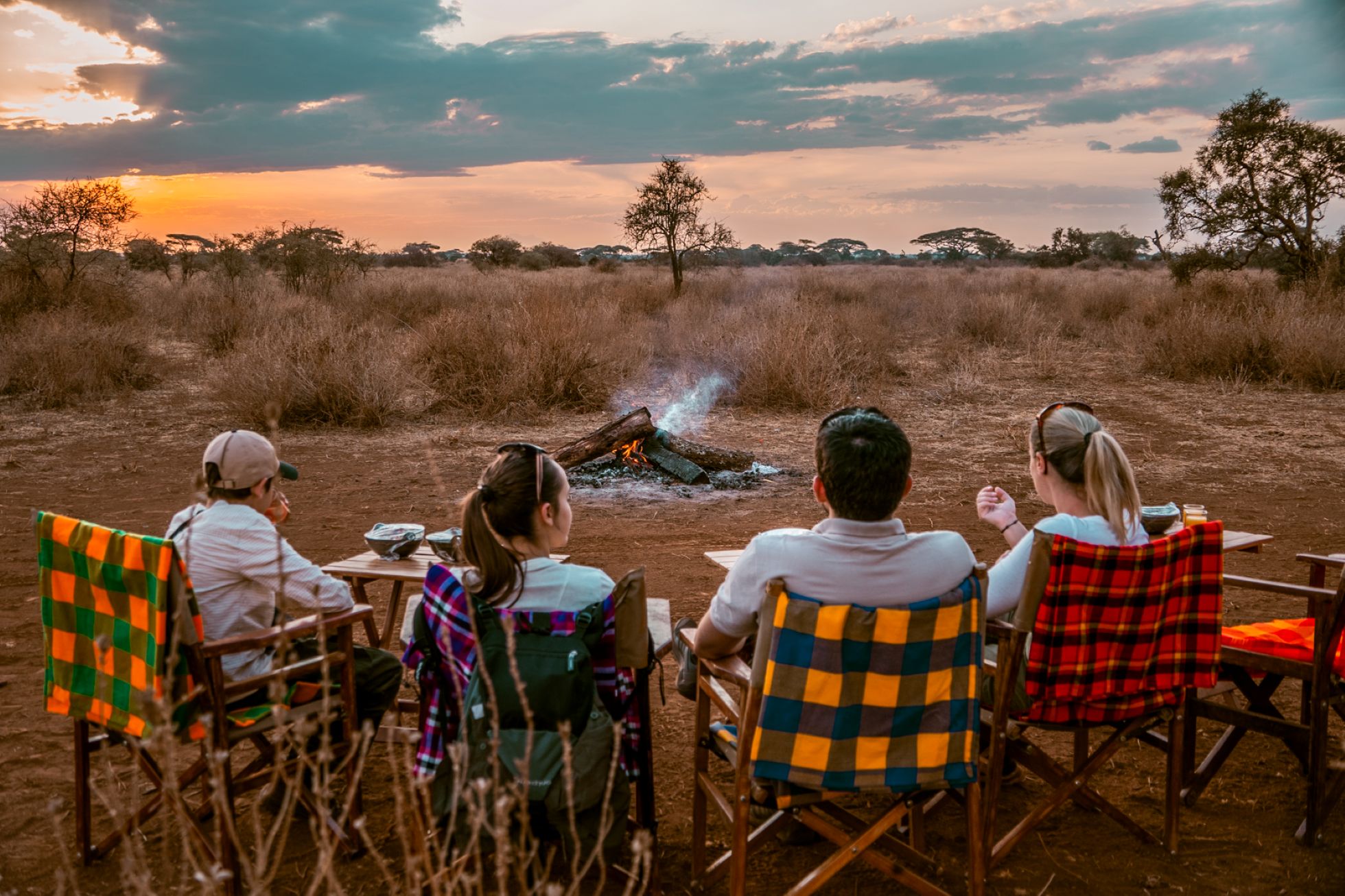 Sundowner bij Tulia Amboseli