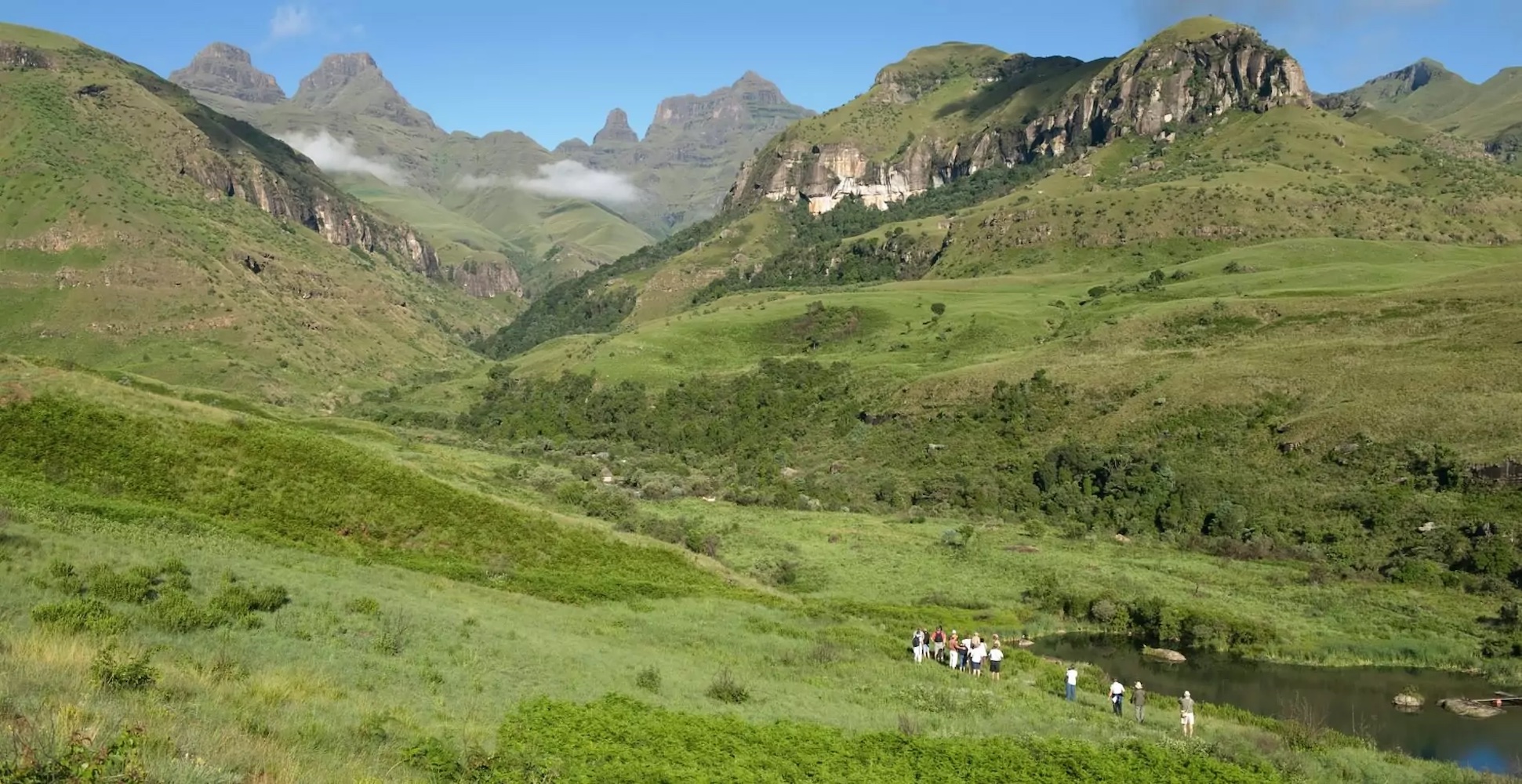 Hiken in de Drakensberg Mountains
