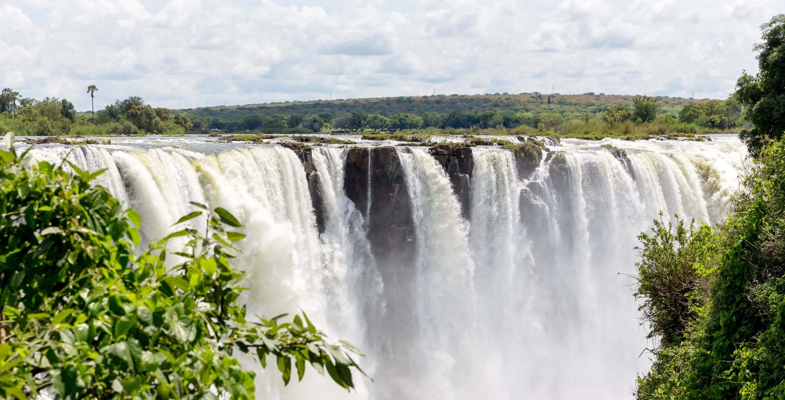 Aankomst op Victoria Falls Internationale Luchthaven in Zimbabwe