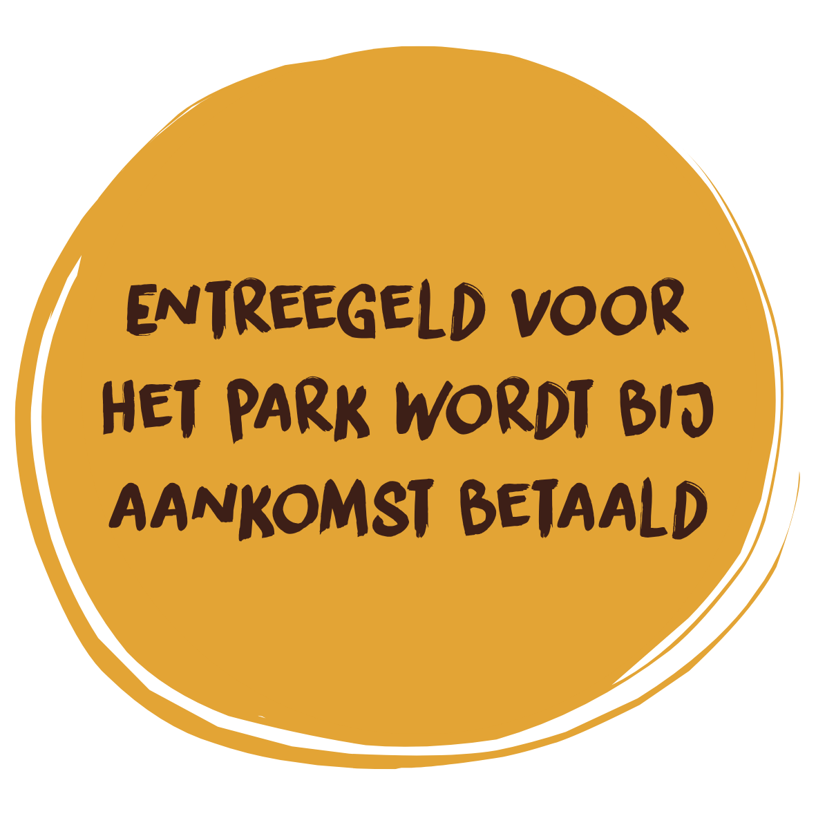 Park fees paid on arrival