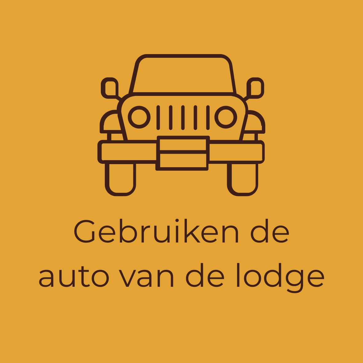 Use the lodge's transport